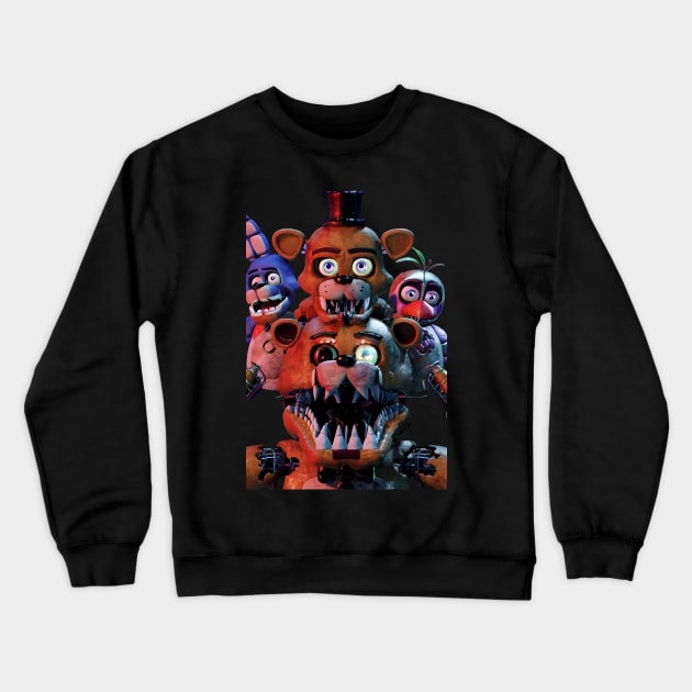 I Survived Five Nights At Freddy's Pizzeria Crewneck Sweatshirt by Farmer